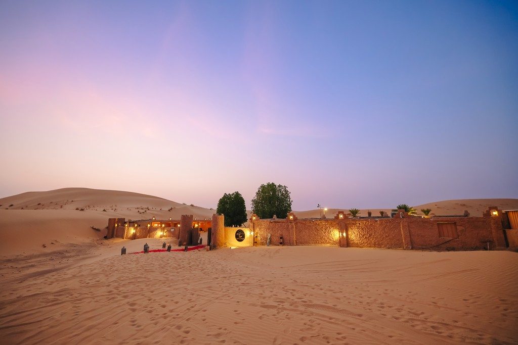 Sparkling Sandset luxury desert camp Abu Dhabi
