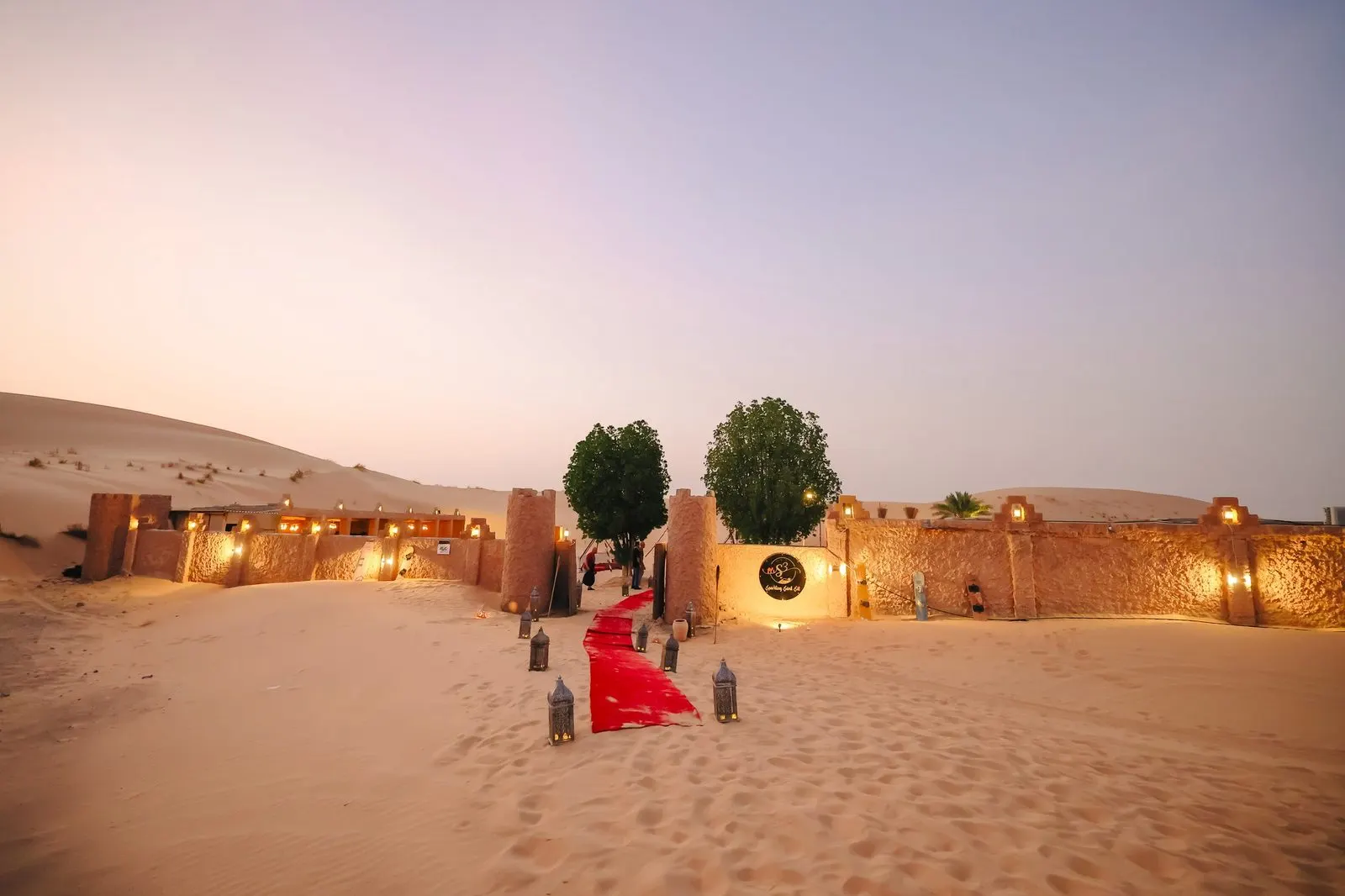 Awards dinner under the stars after the Liwa team-building programme