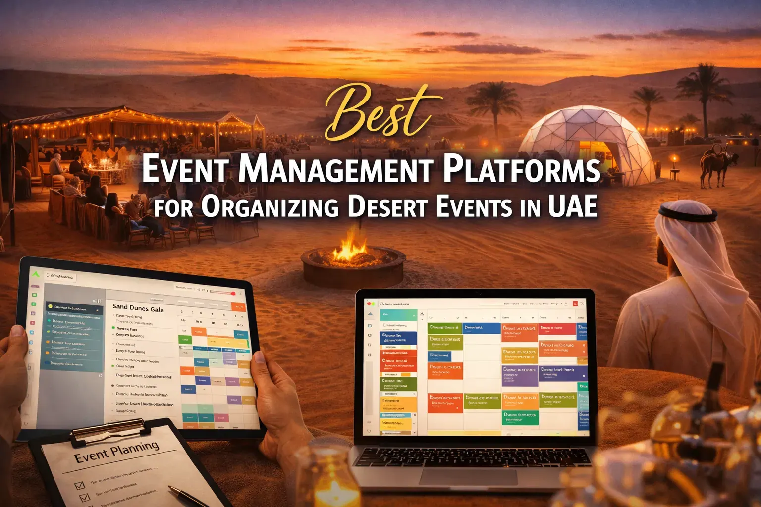 The Tools Worth Using to Run a Desert Event The Tools Worth Using to Run a Desert Event