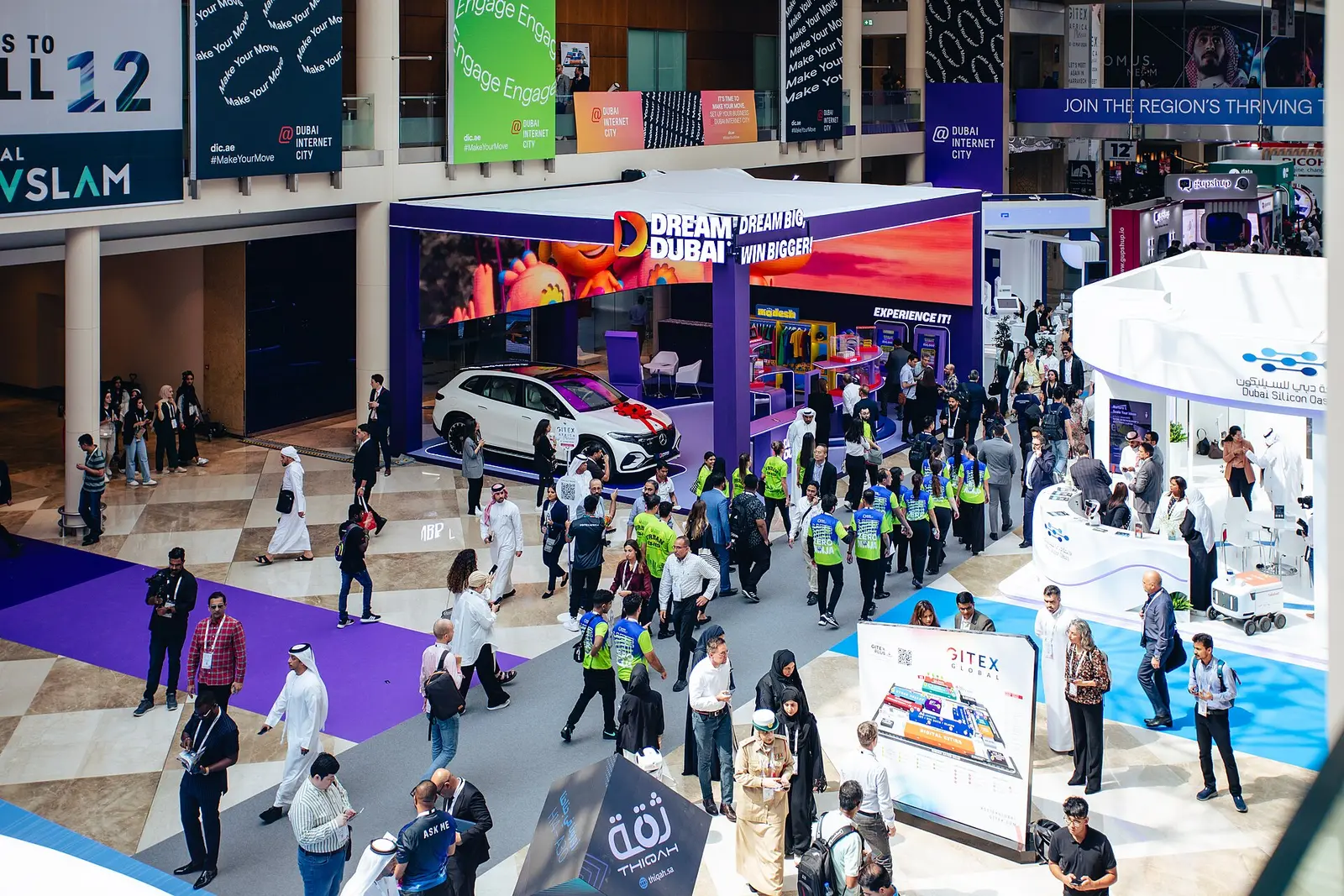 How Hadath Tracks the Traffic It Sends Organisers The crowded show floor at GITEX Global 2023